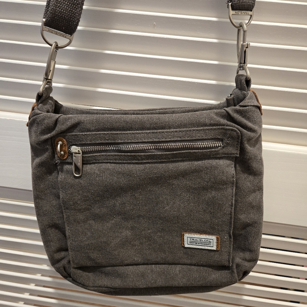 Travelon Gray Crossbody Bag